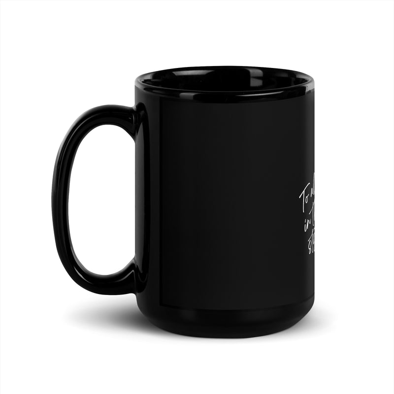Style & Grace Black Glossy Mug