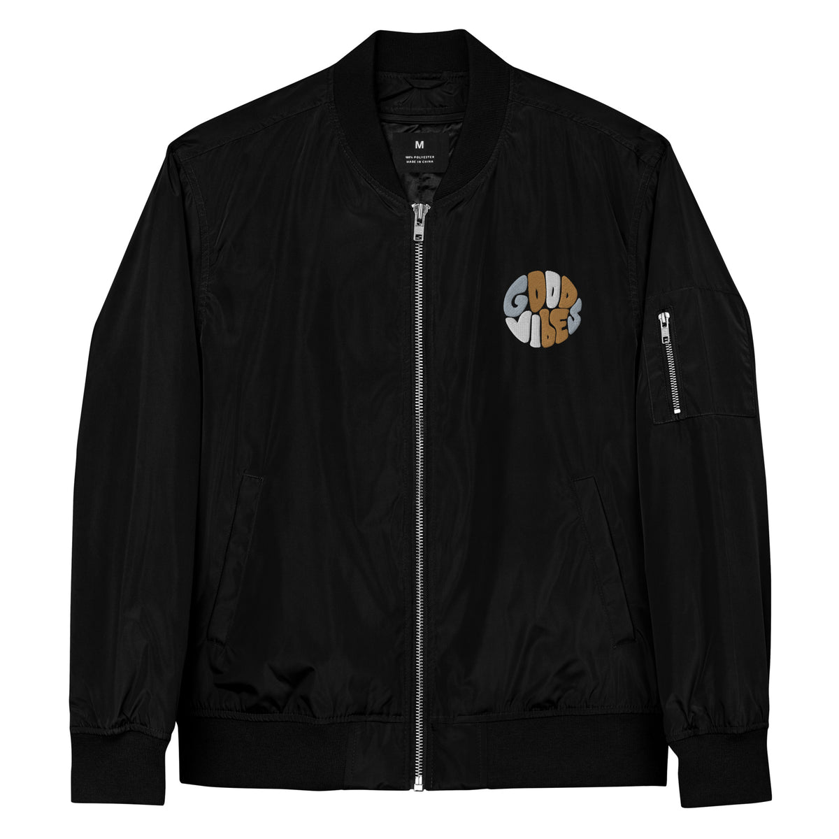 Good Vibes Premium Bomber Jacket