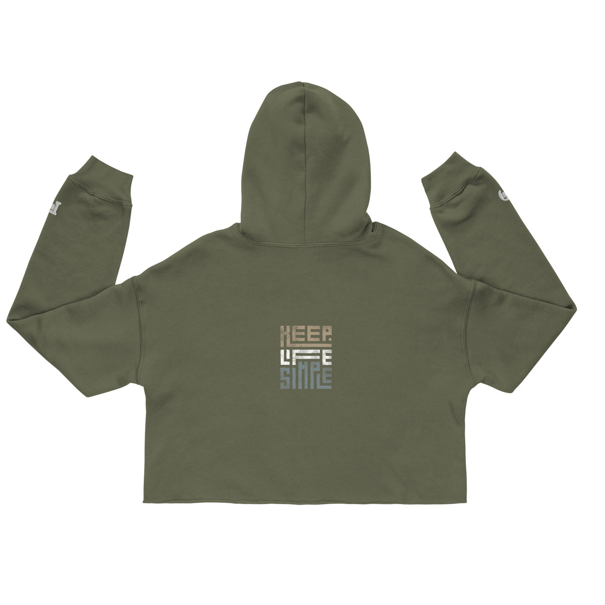 Good Vibes Crop Hoodie