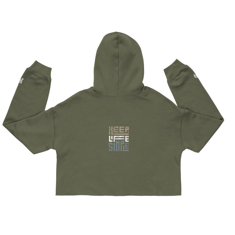 Good Vibes Crop Hoodie