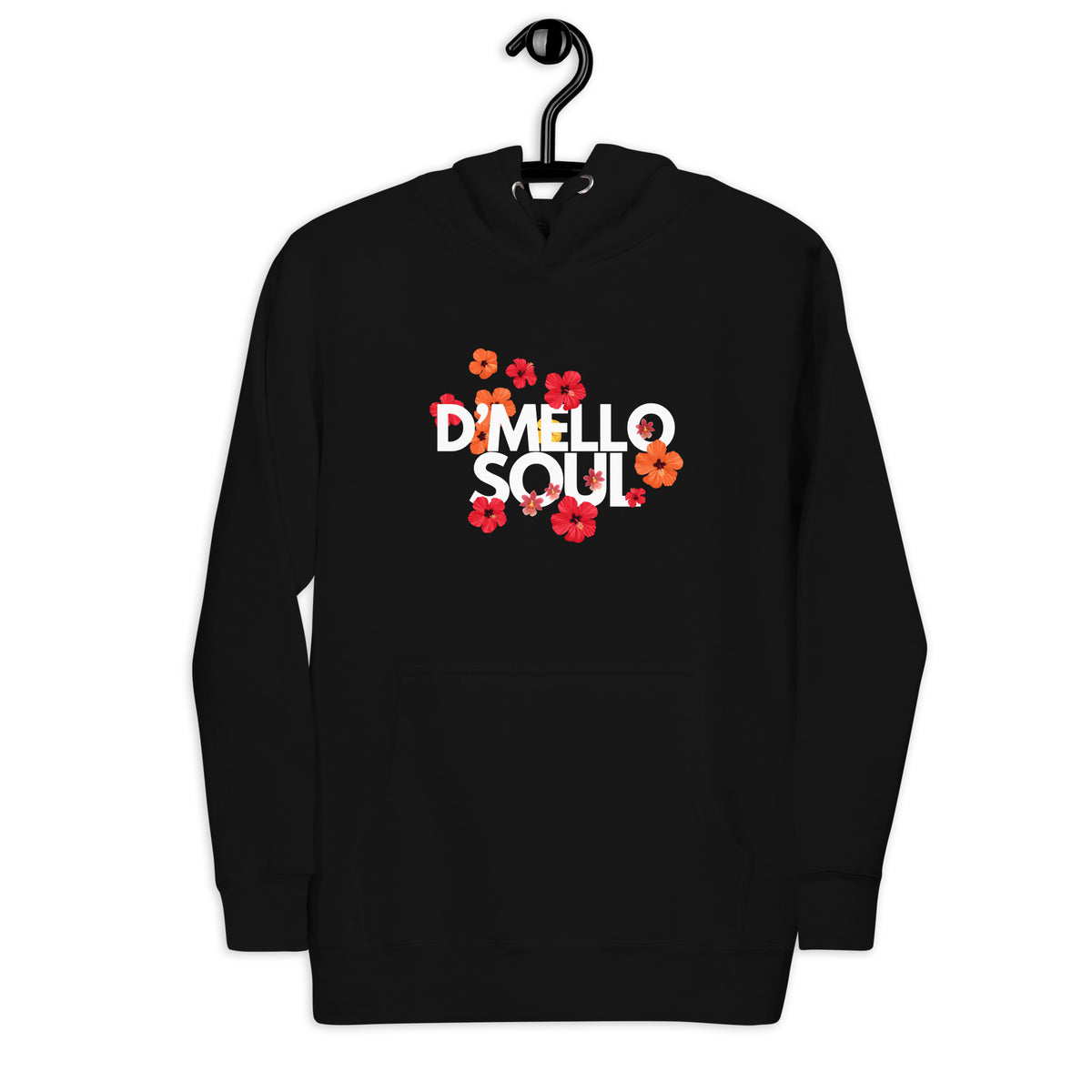 D’Mello Soul Floral Unisex Hoodie